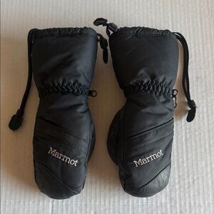 Marmot Black Mittens